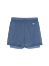 MLB Women's Sportive Ribstop Light Weight Sheer 4in Shorts