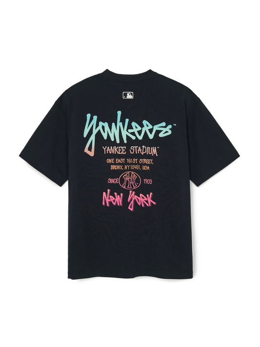 MLB Basic Street Color Lettering Over Fit T-shirt