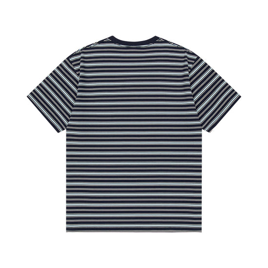 Mahagrid Stripe Basic Logo Tee