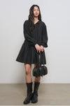 General Idea WOMAN Pintuck Low-Rise Dress