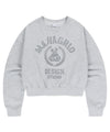 Mahagrid VINTAGE COLLEGE CROP SWEATSHIRT