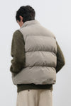 General Idea UNISEX Nylon Padding Vest [Ash Khaki]