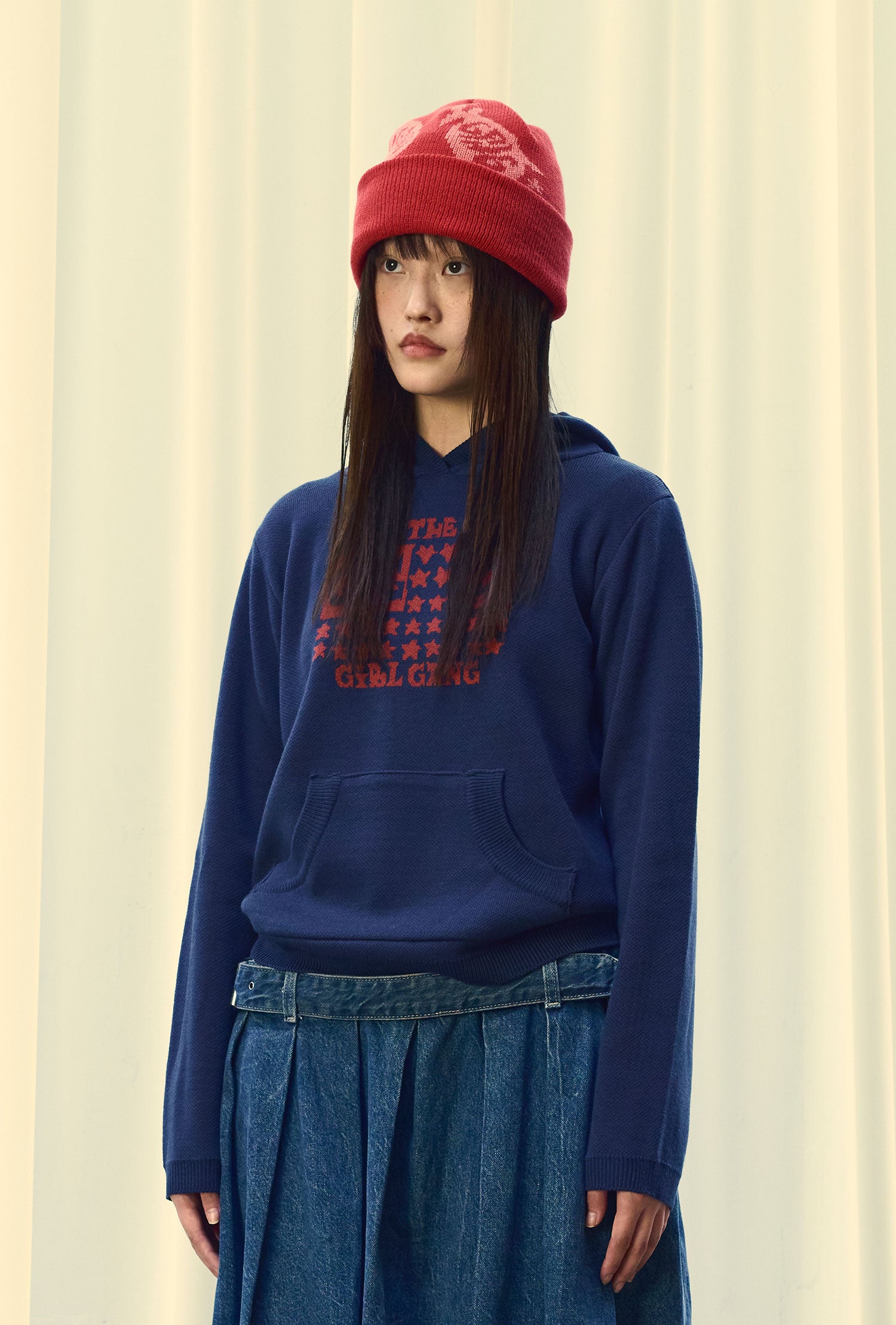 Nice Ghost Club Girl Gang Eyes Beanie