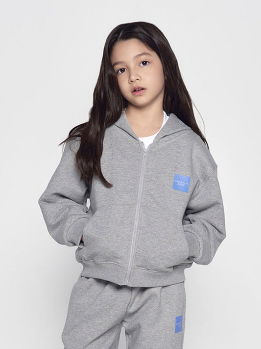 ADLV Kids Box Basic Logo Hoodie Zip Up