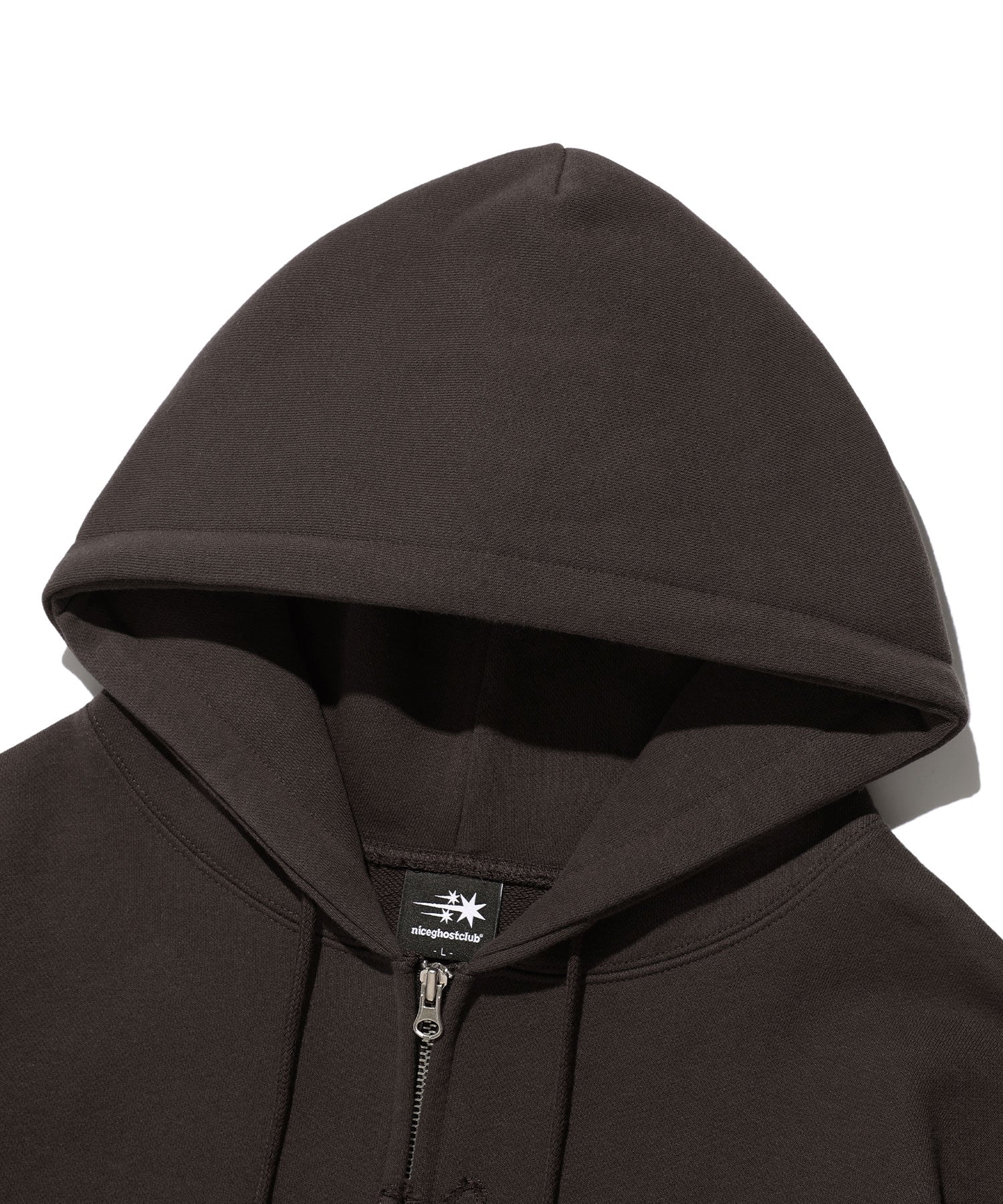 Nice Ghost Club 3Star Logo Zip Hoodie