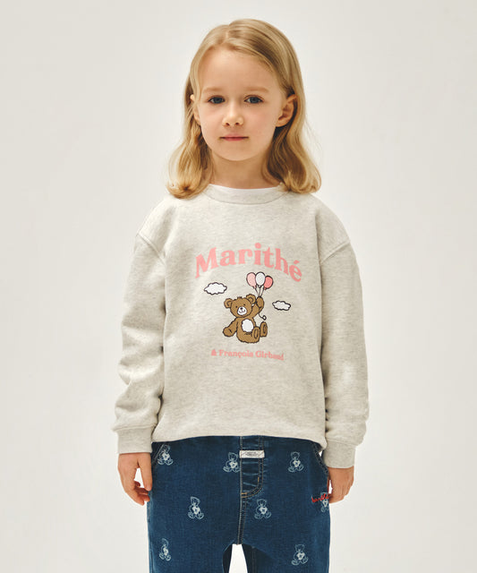 Marithé François Girbaud Kids Balloon Bear Sweatshirt