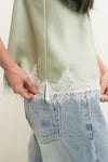 General Idea WOMAN Silky Lace Camisole
