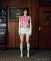 Nice Ghost Club Junji Ito Maniac Tomie Silhouette Mini Tee [Pink]