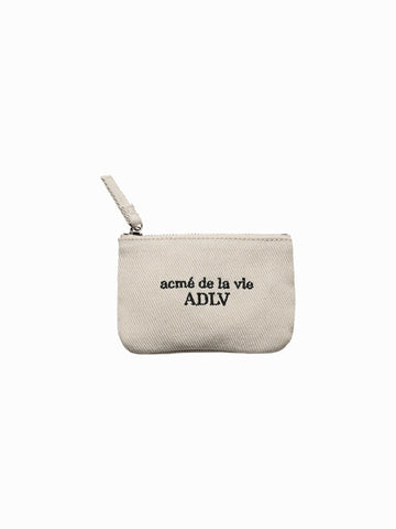 ADLV Fabric Logo Embroidery Wallet