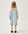 Marithé François Girbaud KIDS W A-LINE DENIM OVERALL SKIRT
