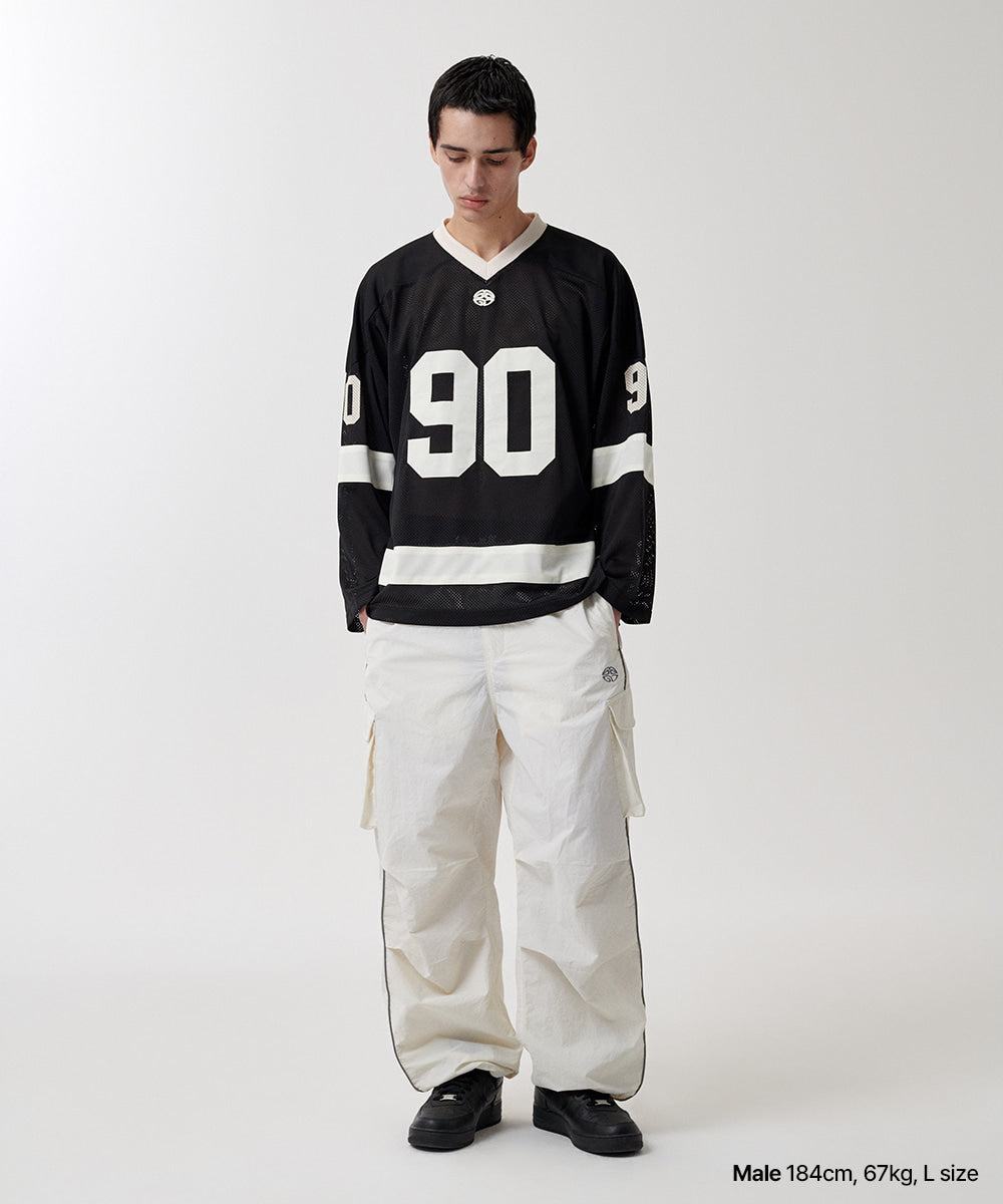 Mahagrid Nylon Cargo Parachute Pant