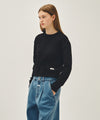 Marithé François Girbaud W BASIC CROP SWEATSHIRT