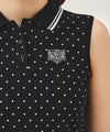 Marithé François Girbaud W SMALL CLASSIC LOGO PK COLLAR SLEEVELESS dot
