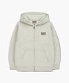 Marithé François Girbaud Kids Big Classic Logo Hoodie Zip-Up Black