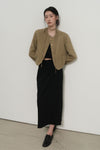 General Idea WOMAN Strap Collarless Jacket