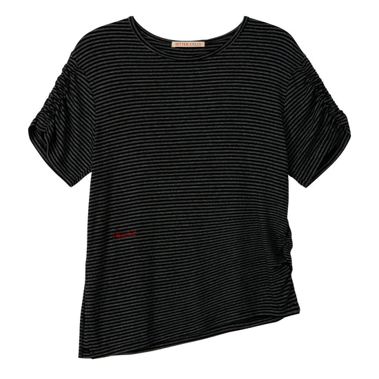 Bitter Cells Oversized ST Shirring Slit Tee