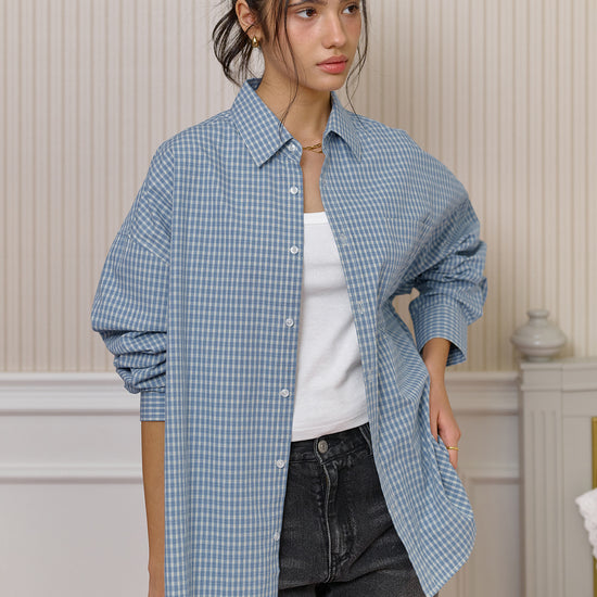 Bitter Cells Oversized Connie Check Shirt