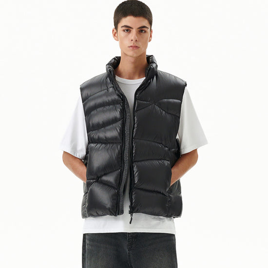 Mahagrid Wavy Down Vest