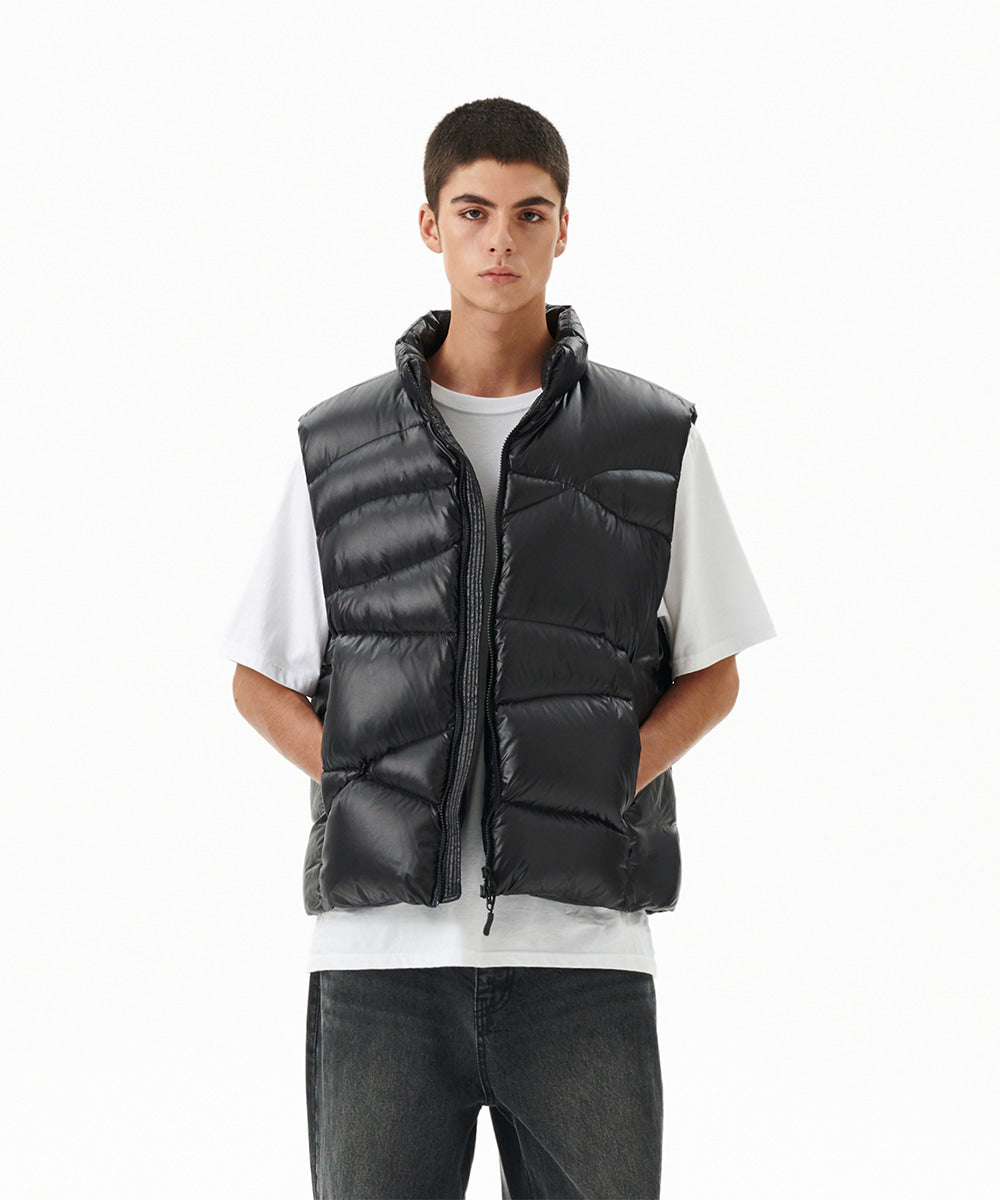 Mahagrid Wavy Down Vest