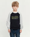 Marithé François Girbaud Kids Vintage Baseball Raglan Sweatshirt Dark Navy