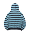 Nice Ghost Club Multi Stripe 3Star Hoodie Zip Up [Navy]
