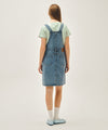 Marithé François Girbaud W DENIM OVERALL MIDI SKIRT blue
