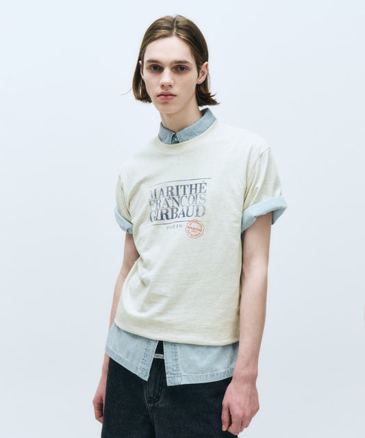 Marithé François Girbaud Classic Logo Stamp Tee