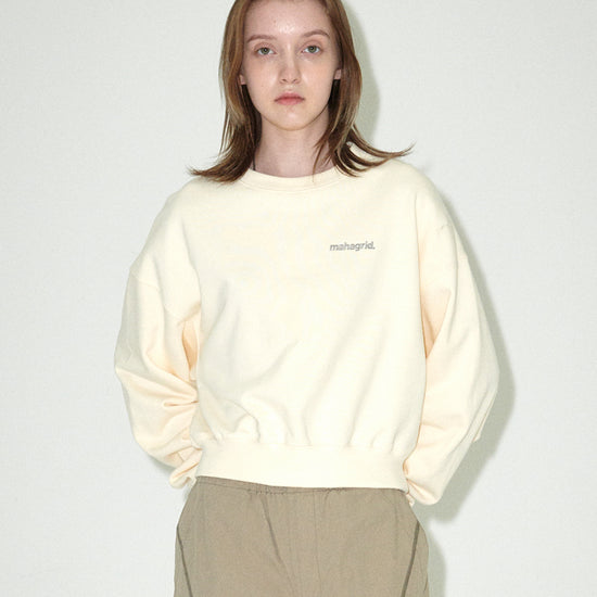 Mahagrid Origin Logo Crop Sweatshirt