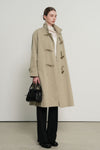 General Idea WOMAN Toggle Single Trench Coat