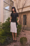 General Idea WOMAN Dot Sheer Midi Skirt