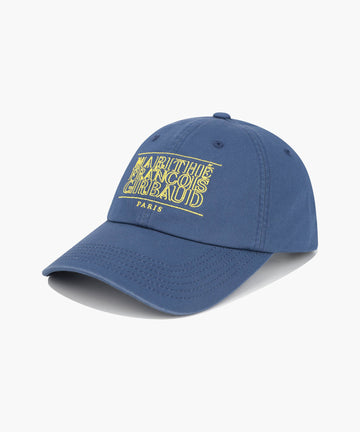 Marithé François Girbaud OUTLINE CLASSIC LOGO CAP vintage blue