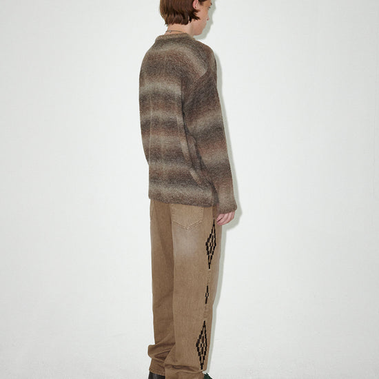 Mahagrid ORTEGA DENIM PANT [BROWN]