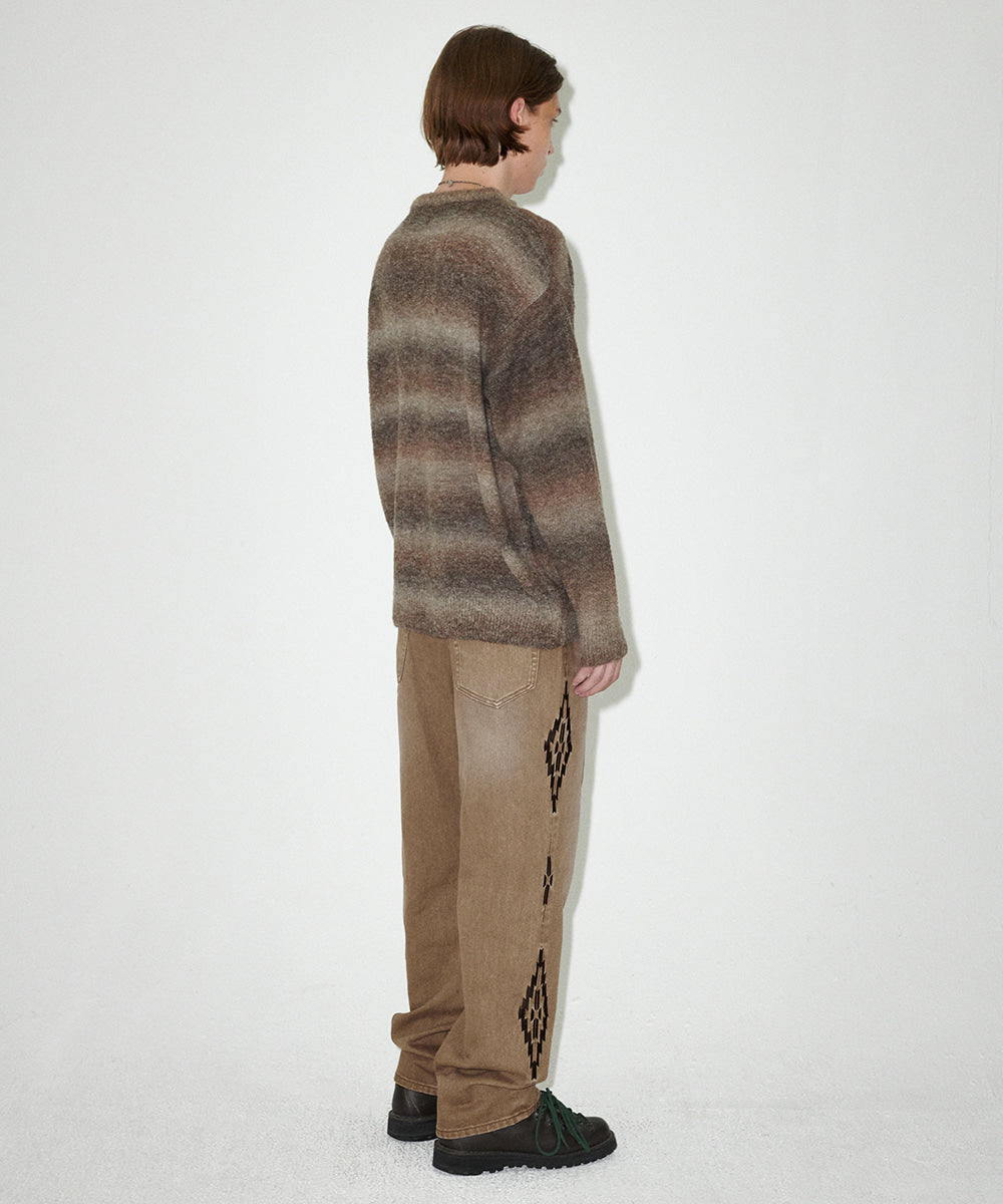 Mahagrid ORTEGA DENIM PANT [BROWN]