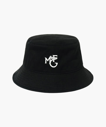 Marithé François Girbaud MONOGRAMME M+FG BUCKET HAT black