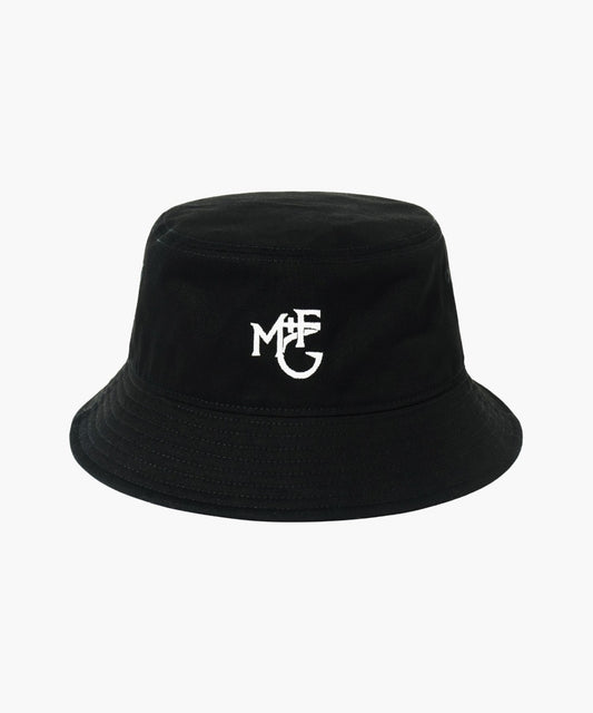 Marithé François Girbaud MONOGRAMME M+FG BUCKET HAT black