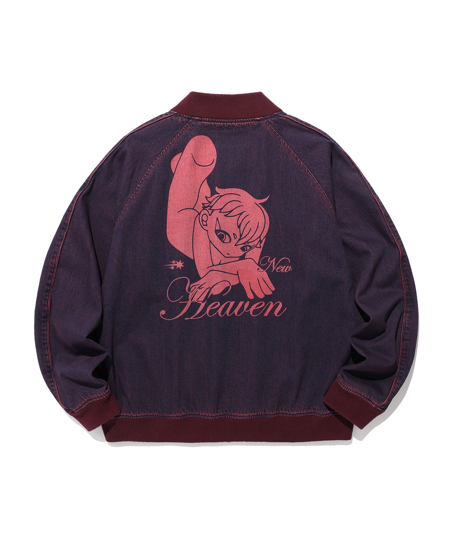 Nice Ghost Club New Heaven Denim Souvenir Jacket