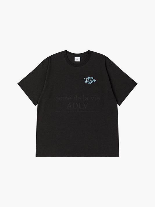 ADLV Script Logo Bear Artwork Short Sleeve T-Shirt