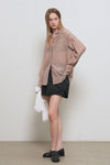 General Idea WOMAN Summer Wrinkle Sheer Shirt