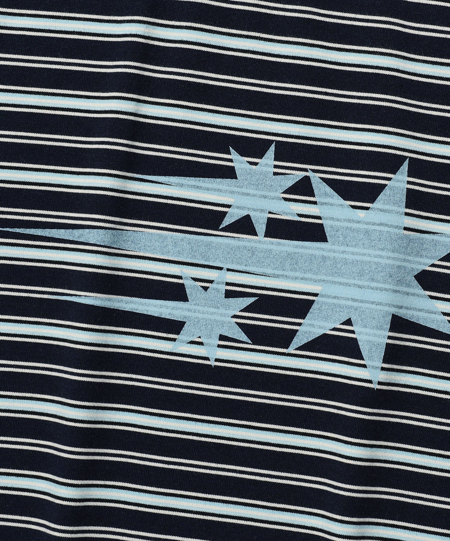 Nice Ghost Club Stripe 3Star Basic Tee [Navy]