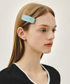 Marithé François Girbaud REGULAR LOGO ENAMEL HAIR PIN