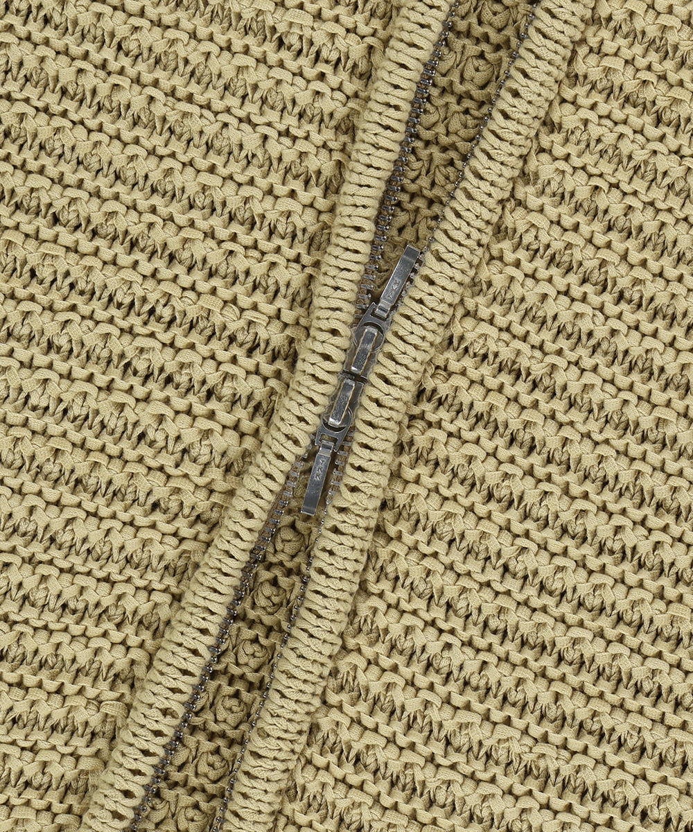Mahagrid TRACK KNIT ZIP-UP