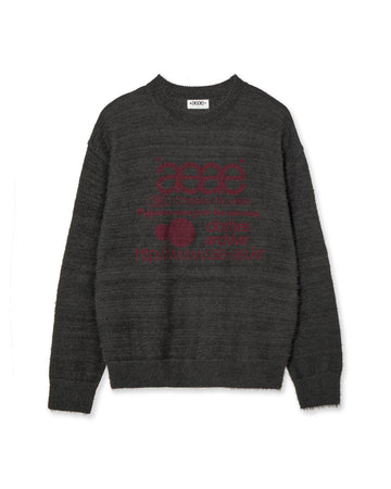 AEAE Web Logo Hairy Knit