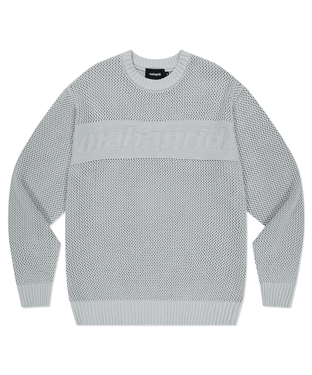 Mahagrid Basic Logo Mesh Knit