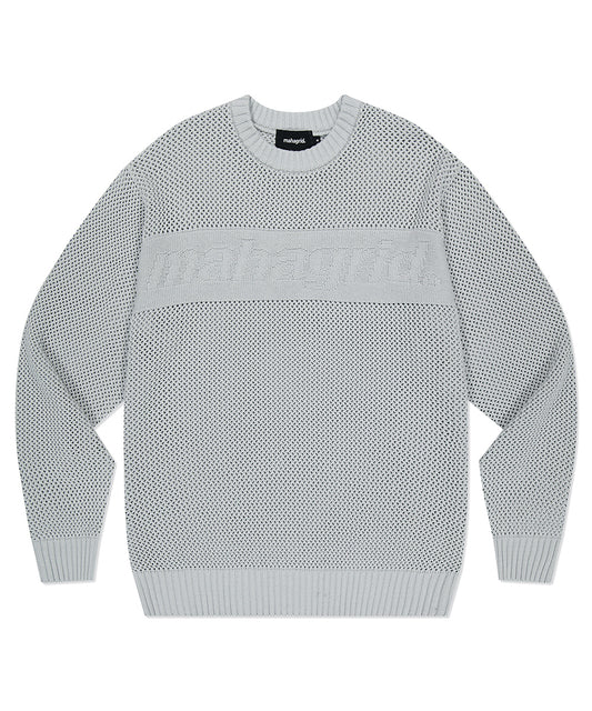 Mahagrid Basic Logo Mesh Knit