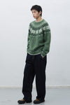 General Idea UNISEX Wool Snow Nordic Pullover