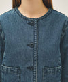 Marithé François Girbaud W ROUND NECK DENIM JACKET