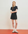 Marithé François Girbaud Marithé SPORT W CLASSIC LOGO CROP TEE navy