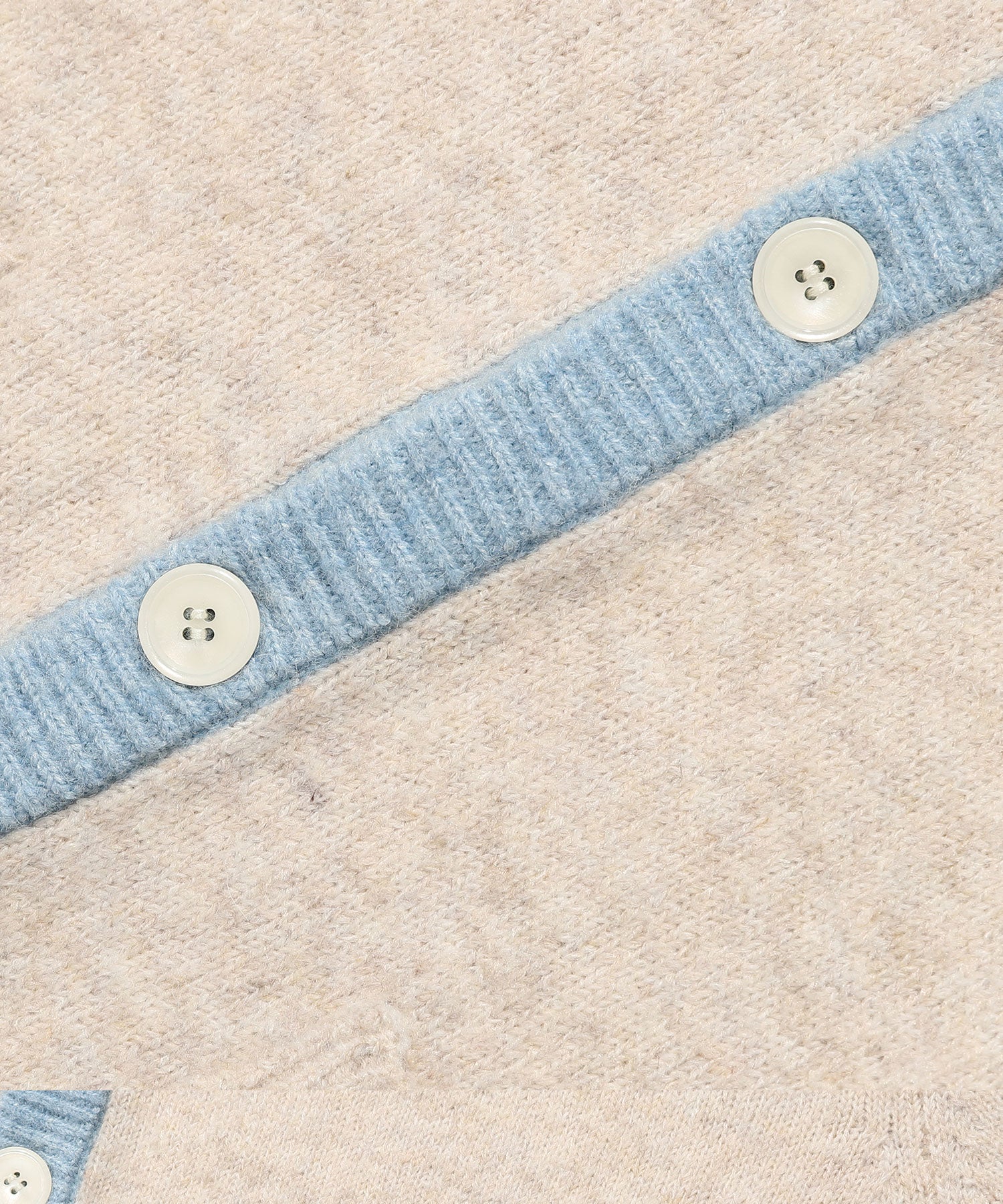 Nice Ghost Club Color Block Knit Cardigan