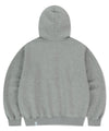 Mahagrid mah CUT OFF APPLIQUE ZIP-UP HOODIE