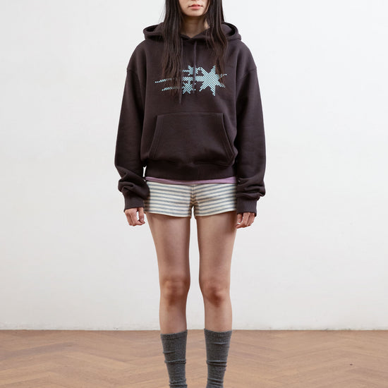 Nice Ghost Club Mosaic 3Star Crop Hoodie